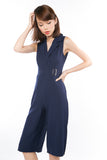 That Chic Buckle Romper in Blue - Mint Ooak - One-piece, Romper, - 4