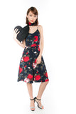 Amelia Floral Culottes Tie Romper - Mint Ooak - One-piece, Romper, - 5