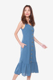 Camilia Reversible Dress in Powder Blue