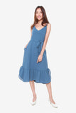 Camilia Reversible Dress in Powder Blue