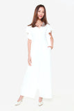 Sandy Wide Legged Jumpsuit in White