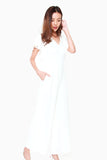 Sandy Wide Legged Jumpsuit in White