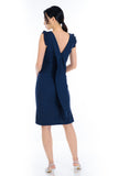 Tilly Pleated Sleeves in Midnight Blue