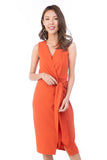 Carrie Multi Tie Shealth in Orange